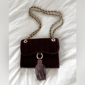 Aimee Kestenberg burgundy bad in like new condition